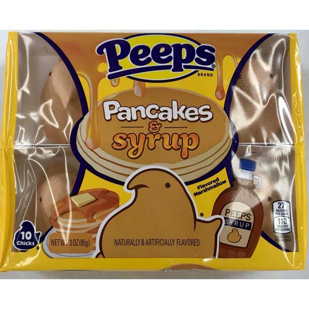 pale brown chick-shaped marshmallow peeps